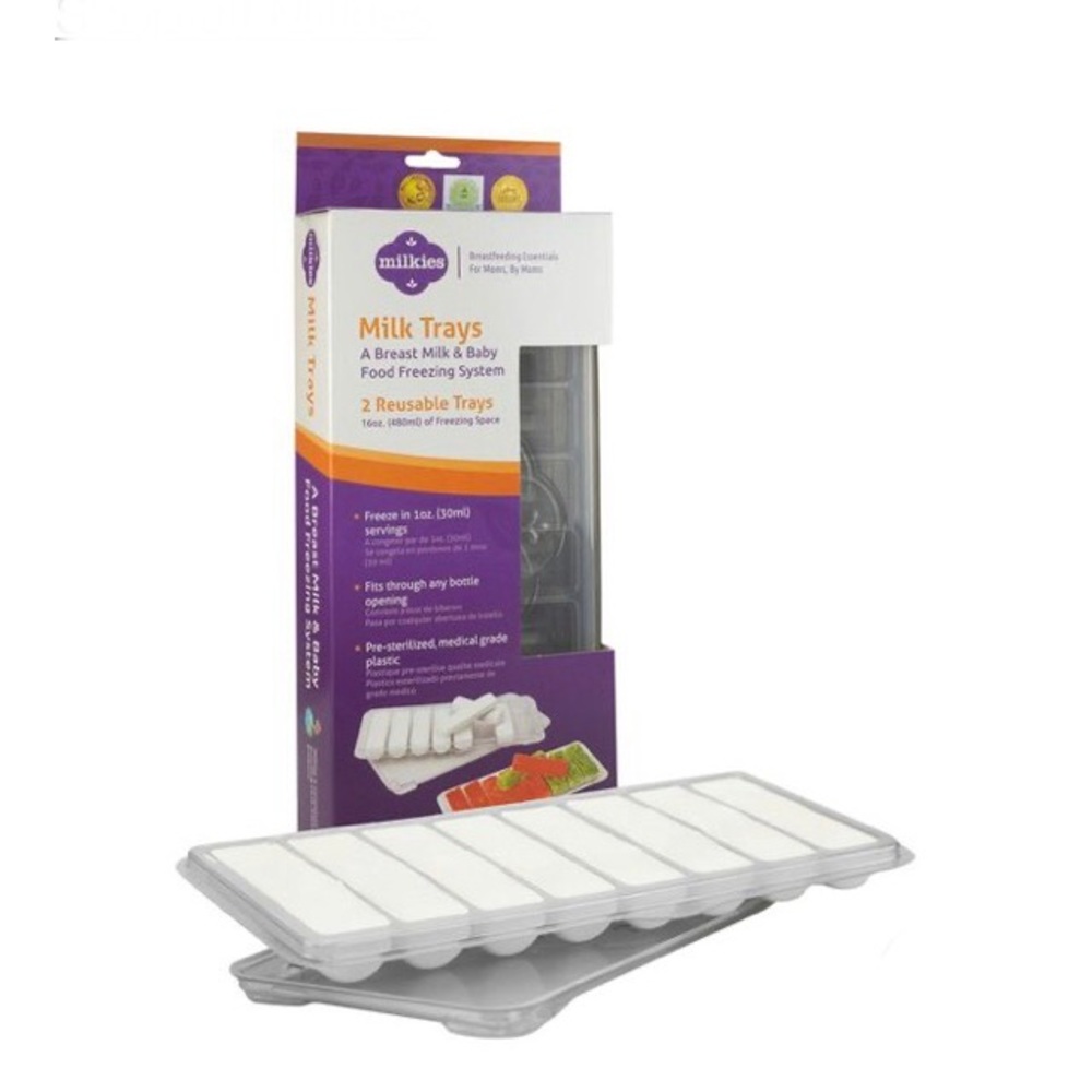 NWT Milkies Milk Trays for Breast Milk Storage
